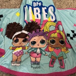 LOL Doll Blanket Girl Polyester‎ Multicolored Wrap Hooded